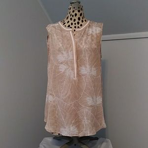 Flowy Tropical Liz Claiborne Blouse